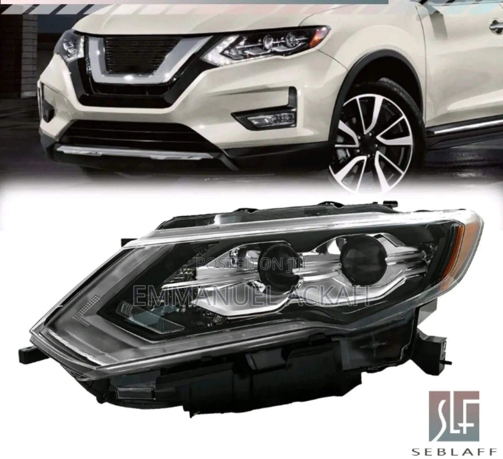 Nissan Rogue 2017 -19 Headlight