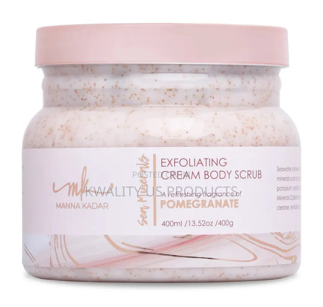 Manna Kadar Sea Minerals Exfoliating Cream Body Scrub - 400 Grams