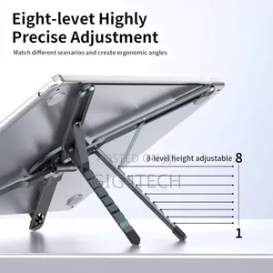 Universal Aluminium Alloy Folding Stand for Laptop Phone and Tablet