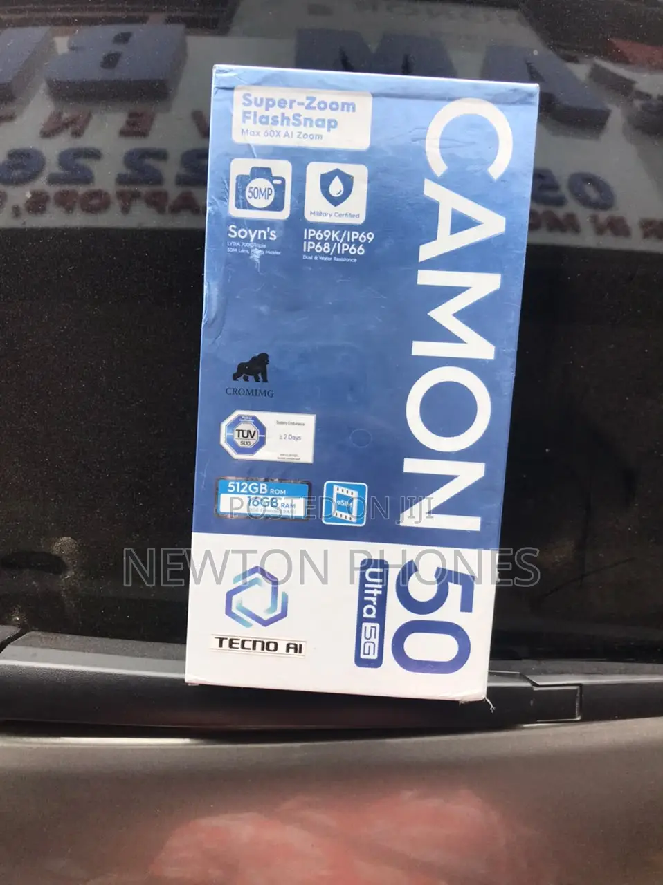 New Tecno Camon 50 Ultra 512 GB Black