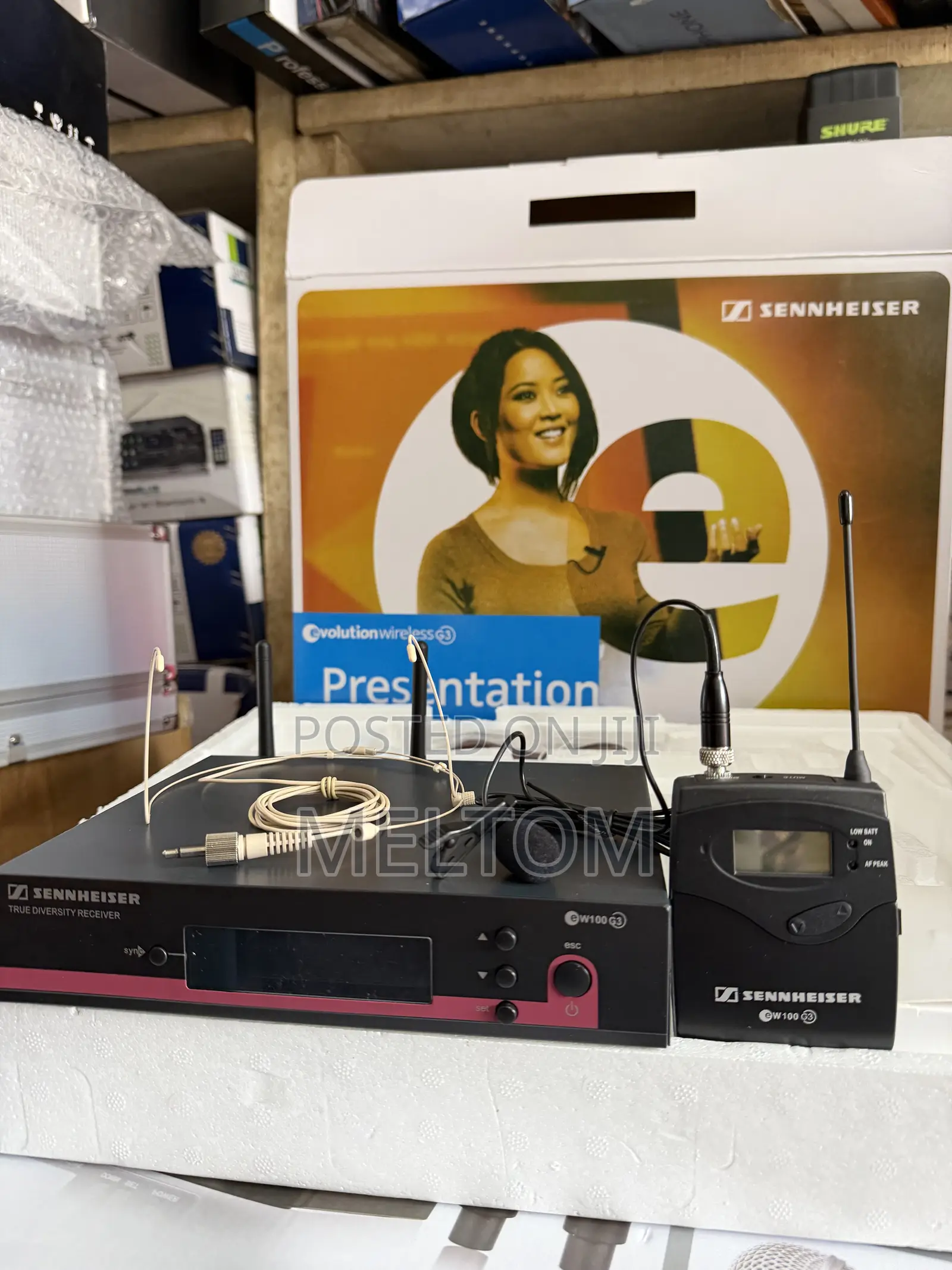 Sennheiser Ew100g3 1in1 Wireless Head and Lapel Microphone
