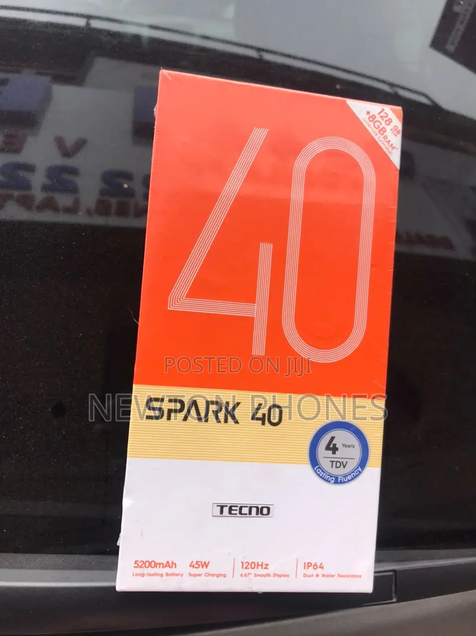 New Tecno Spark 40 128 GB Black