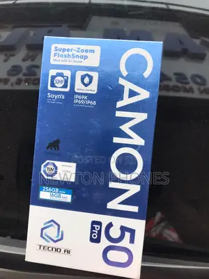 New Tecno Camon 50 Pro 256 GB Blue