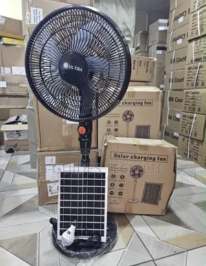 Ultra 16-Inch Solar Rechargeable Standing Fan