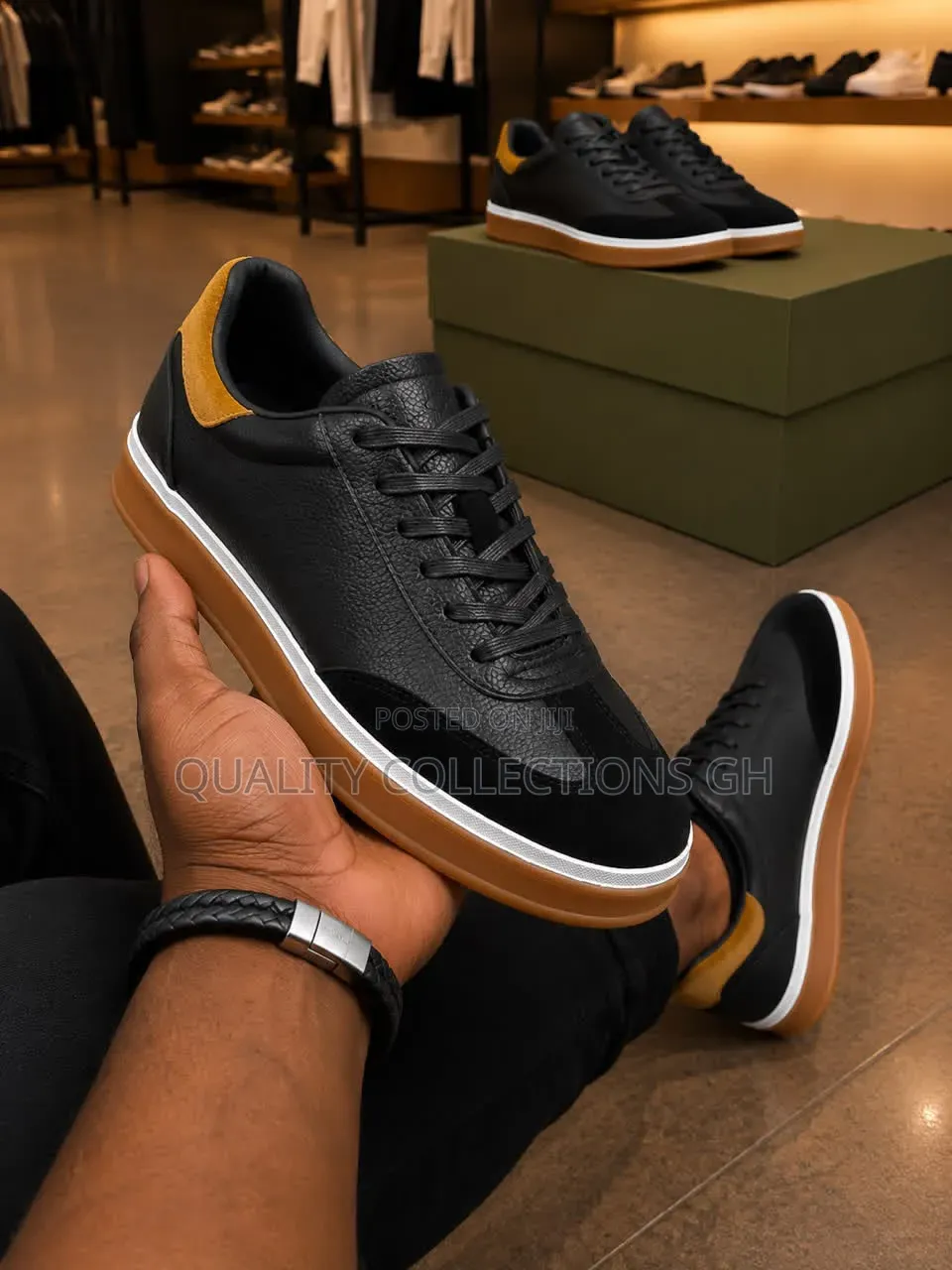 Navy Loro Piana Sneakers