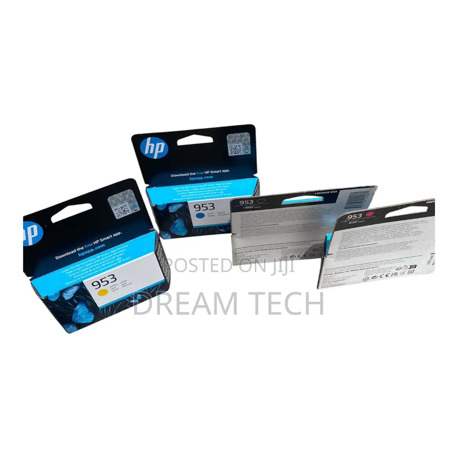 HP 953 Ink All Colors (Black, Yellow, Cyan, Magenta)