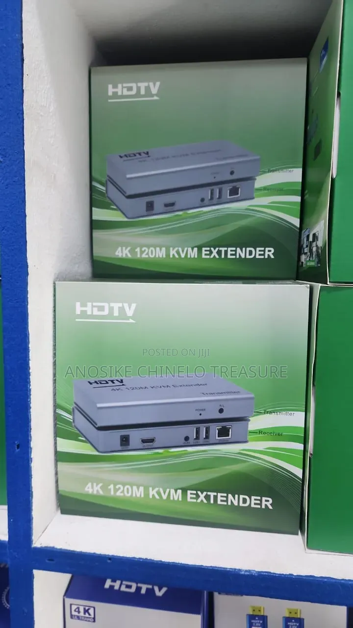 KVM Extender 120M HDMI + USB Over Network Cable