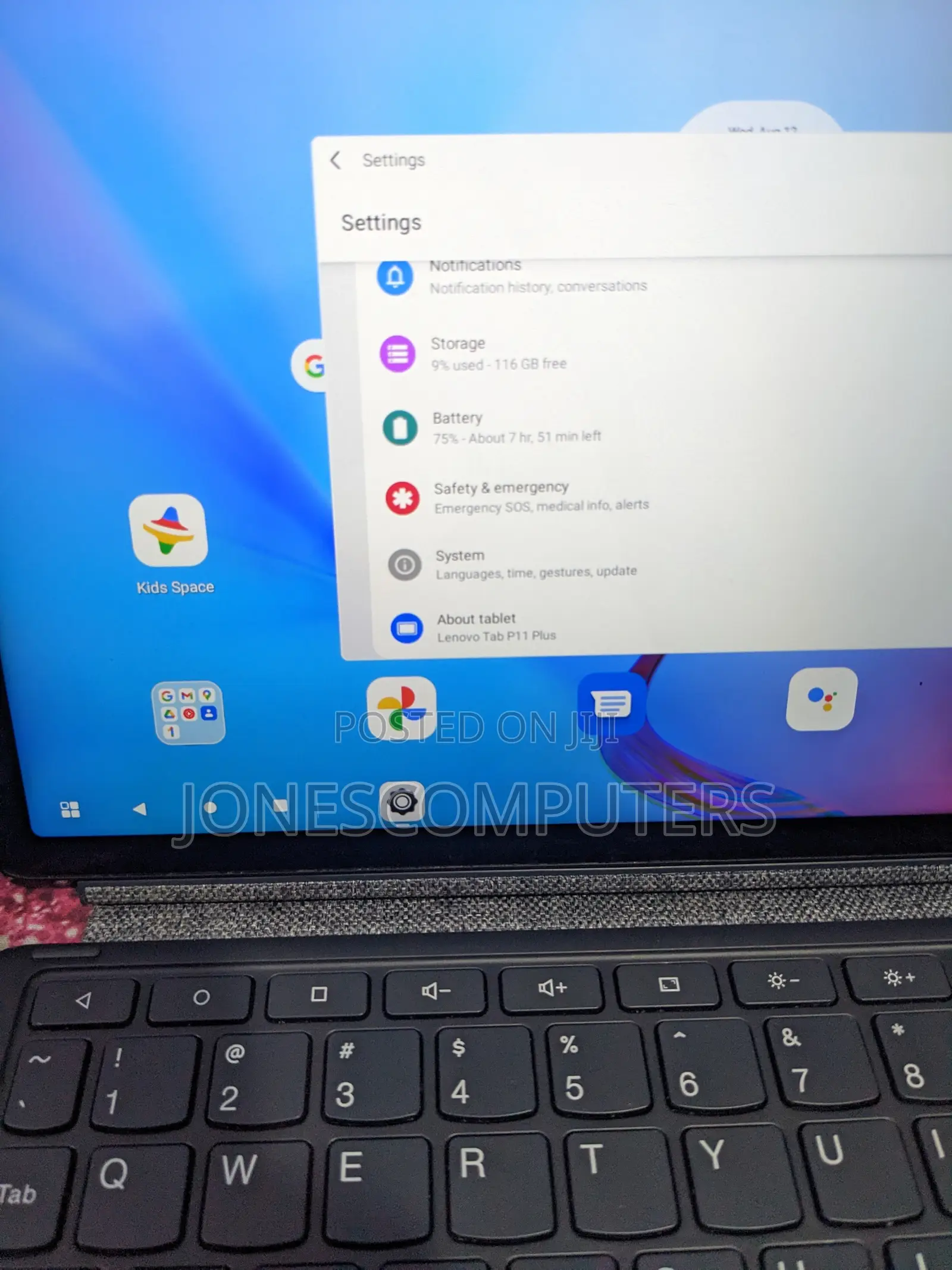 Lenovo Tab P11 Plus 128 GB Gray