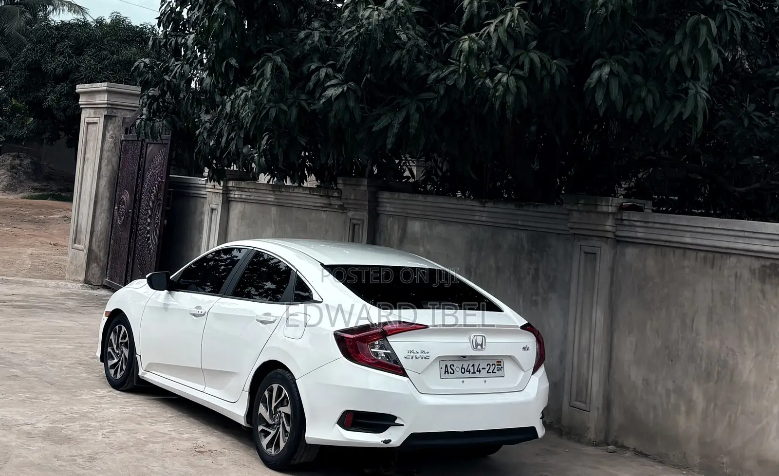 Honda Civic EX-L Sedan 2018 White