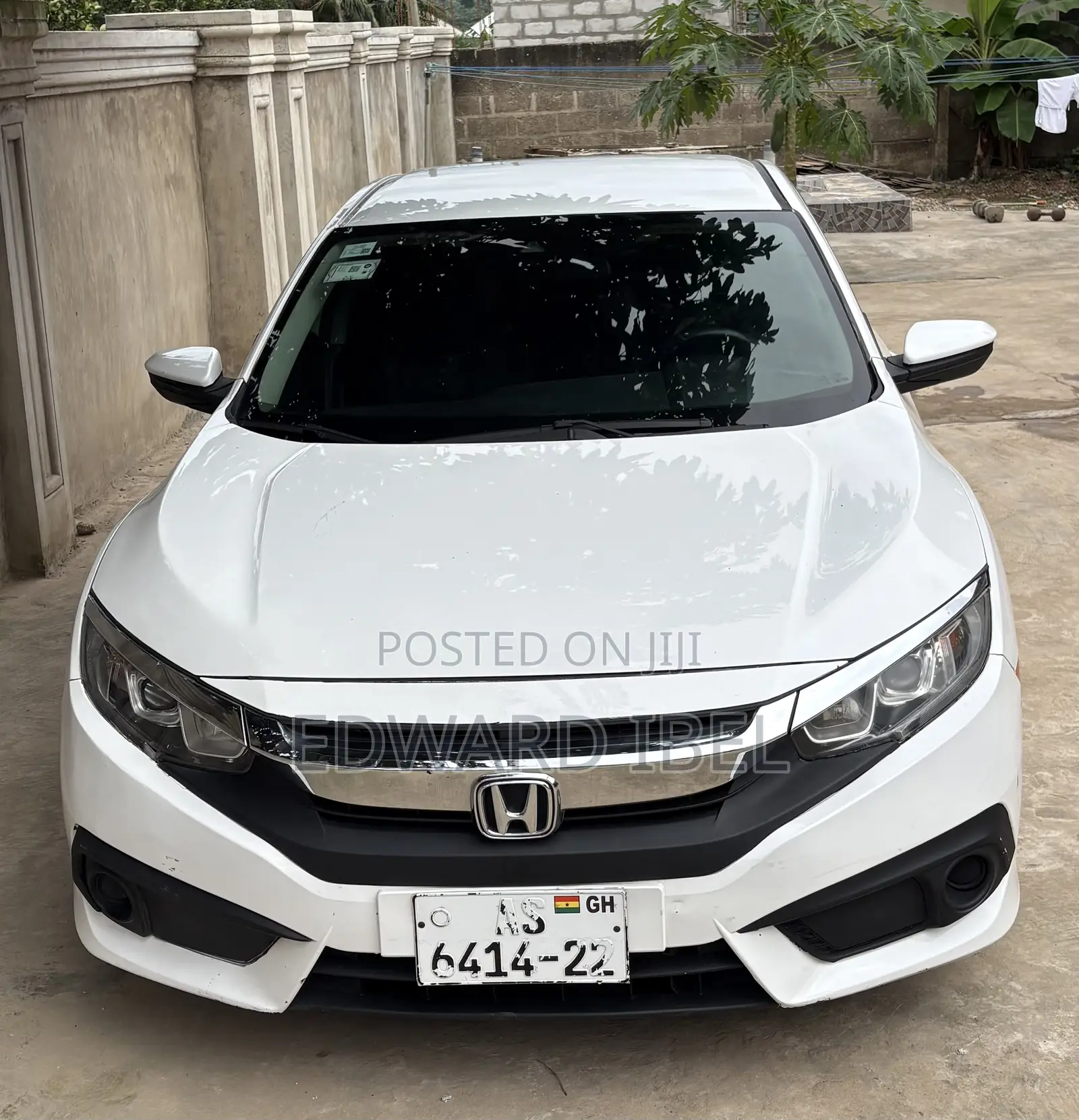 Honda Civic EX-L Sedan 2018 White