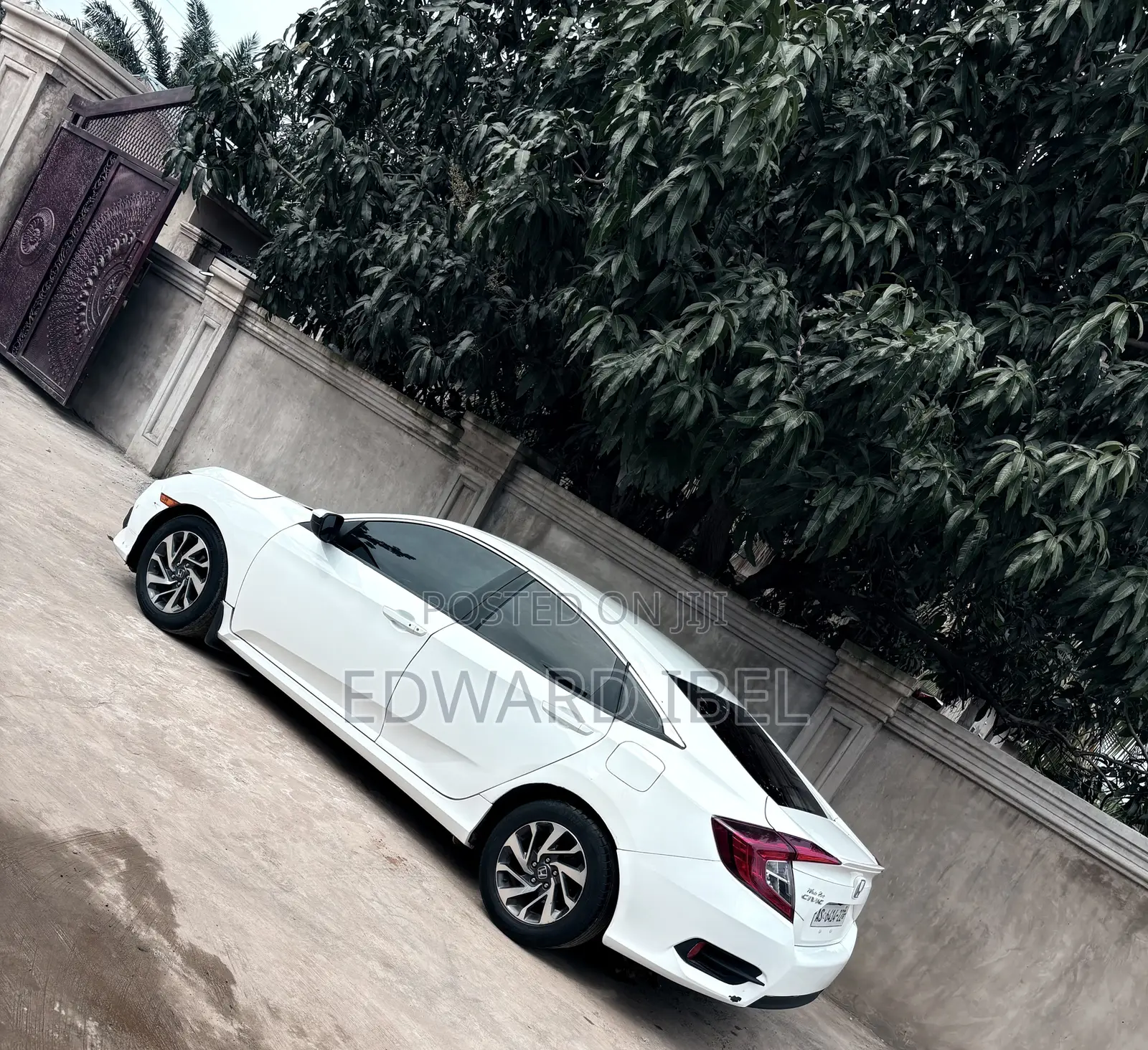 Honda Civic EX-L Sedan 2018 White