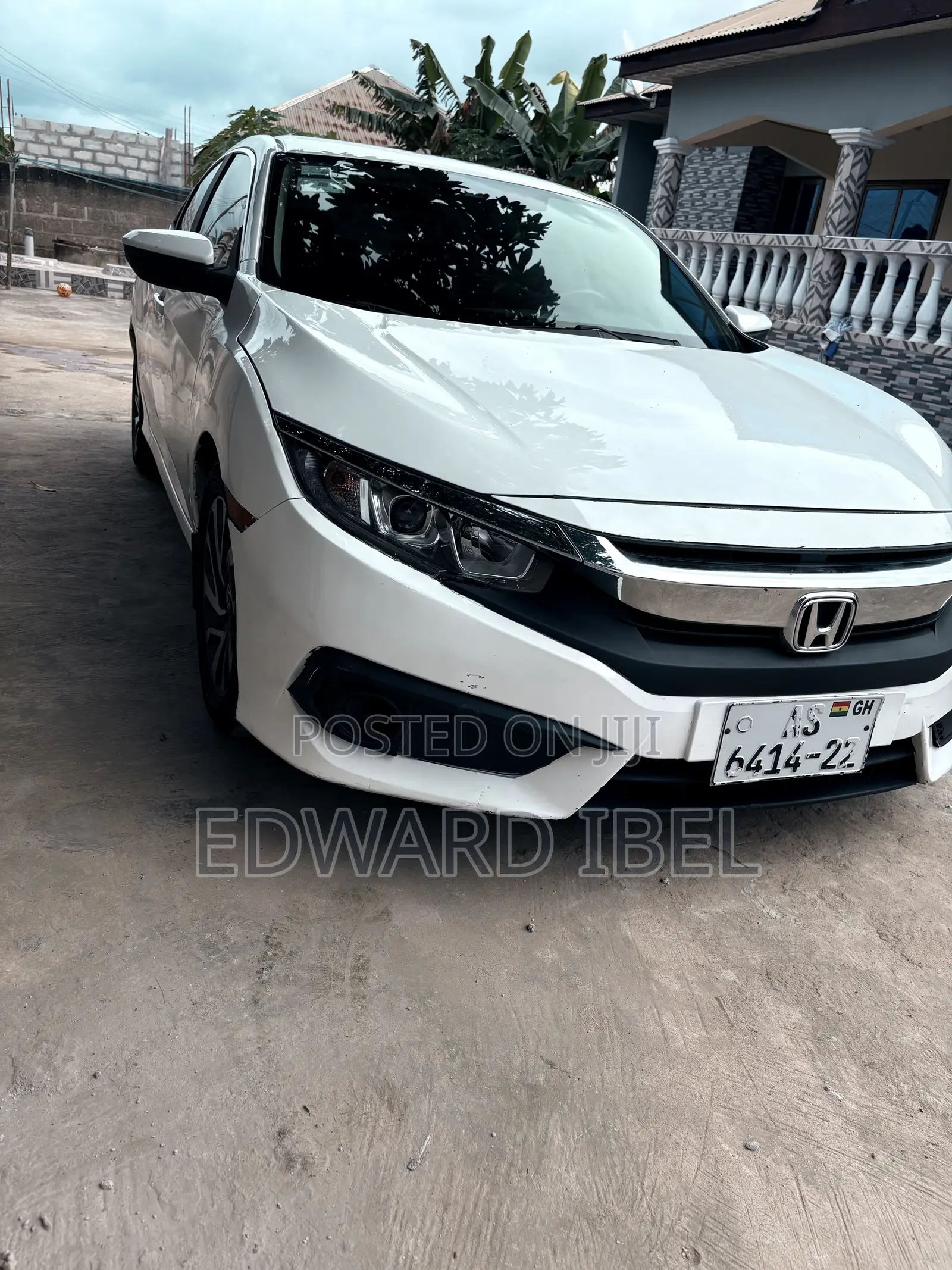 Honda Civic EX-L Sedan 2018 White