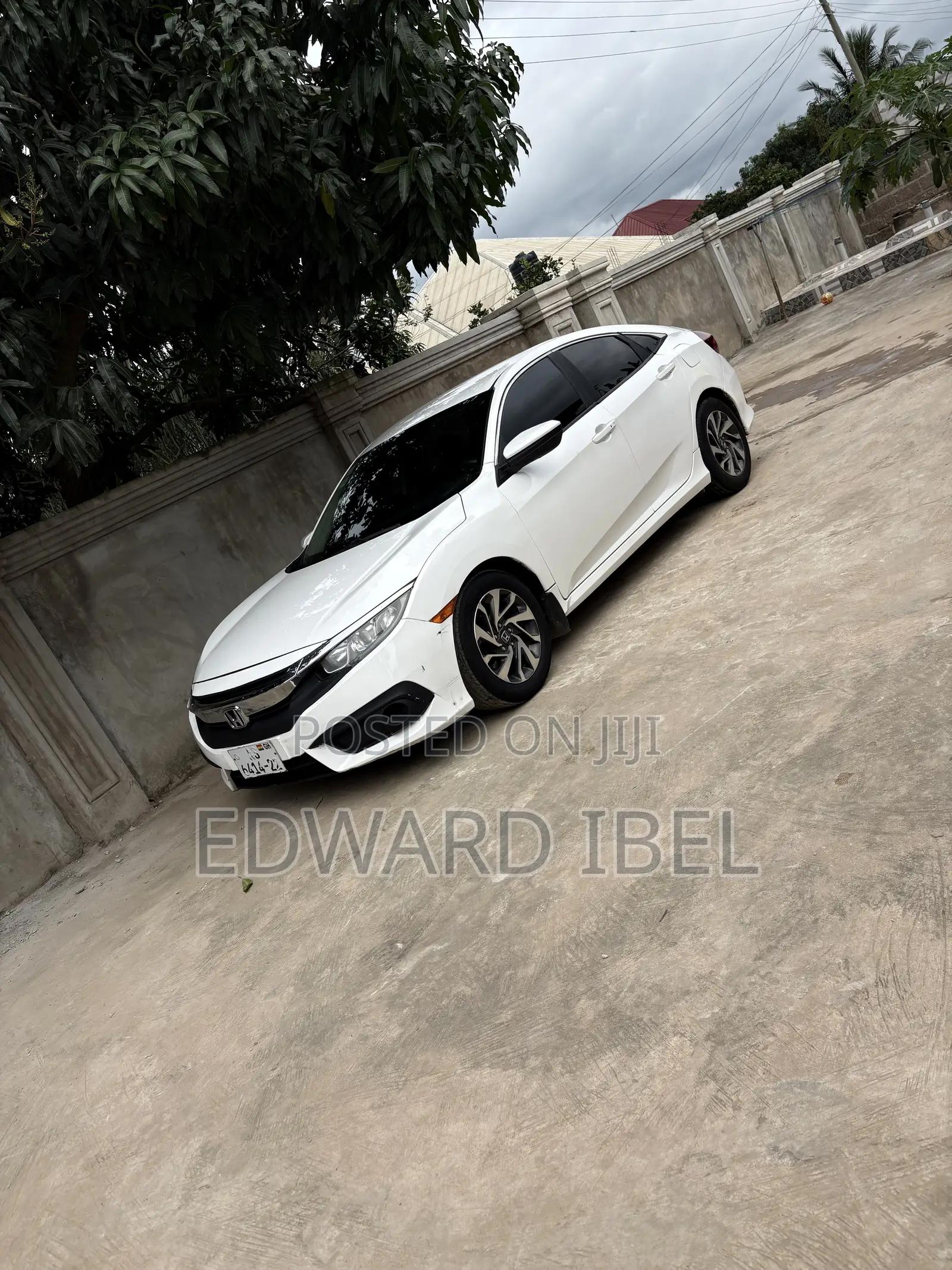 Honda Civic EX-L Sedan 2018 White