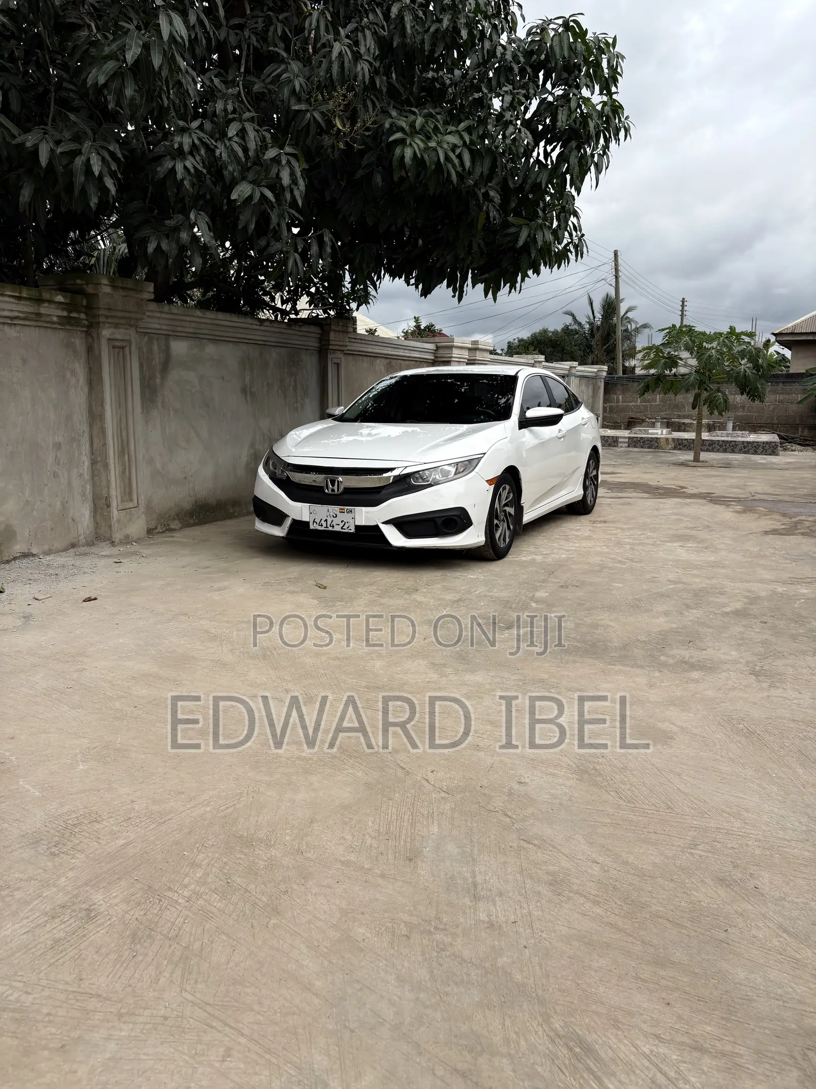 Honda Civic EX-L Sedan 2018 White