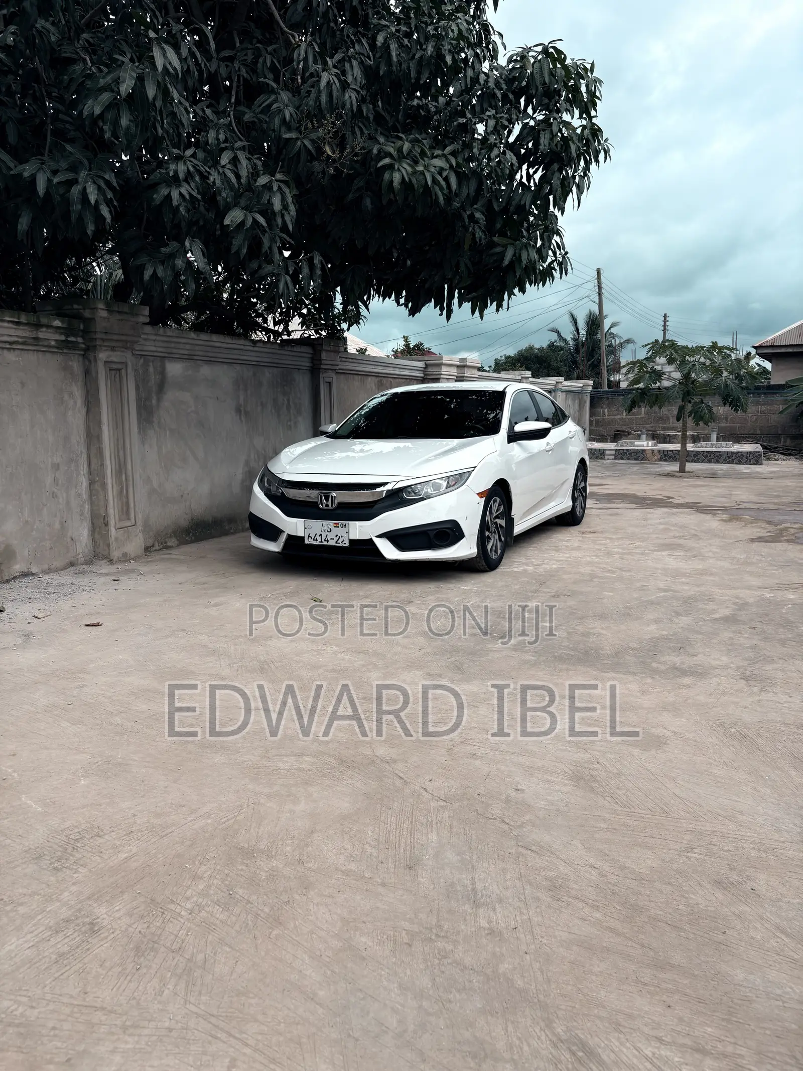 Honda Civic EX-L Sedan 2018 White