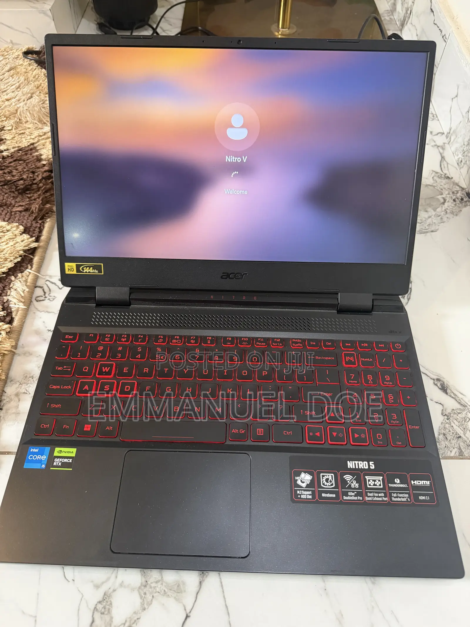 Laptop Acer Nitro 5 16GB Intel Core i5 SSD 512GB