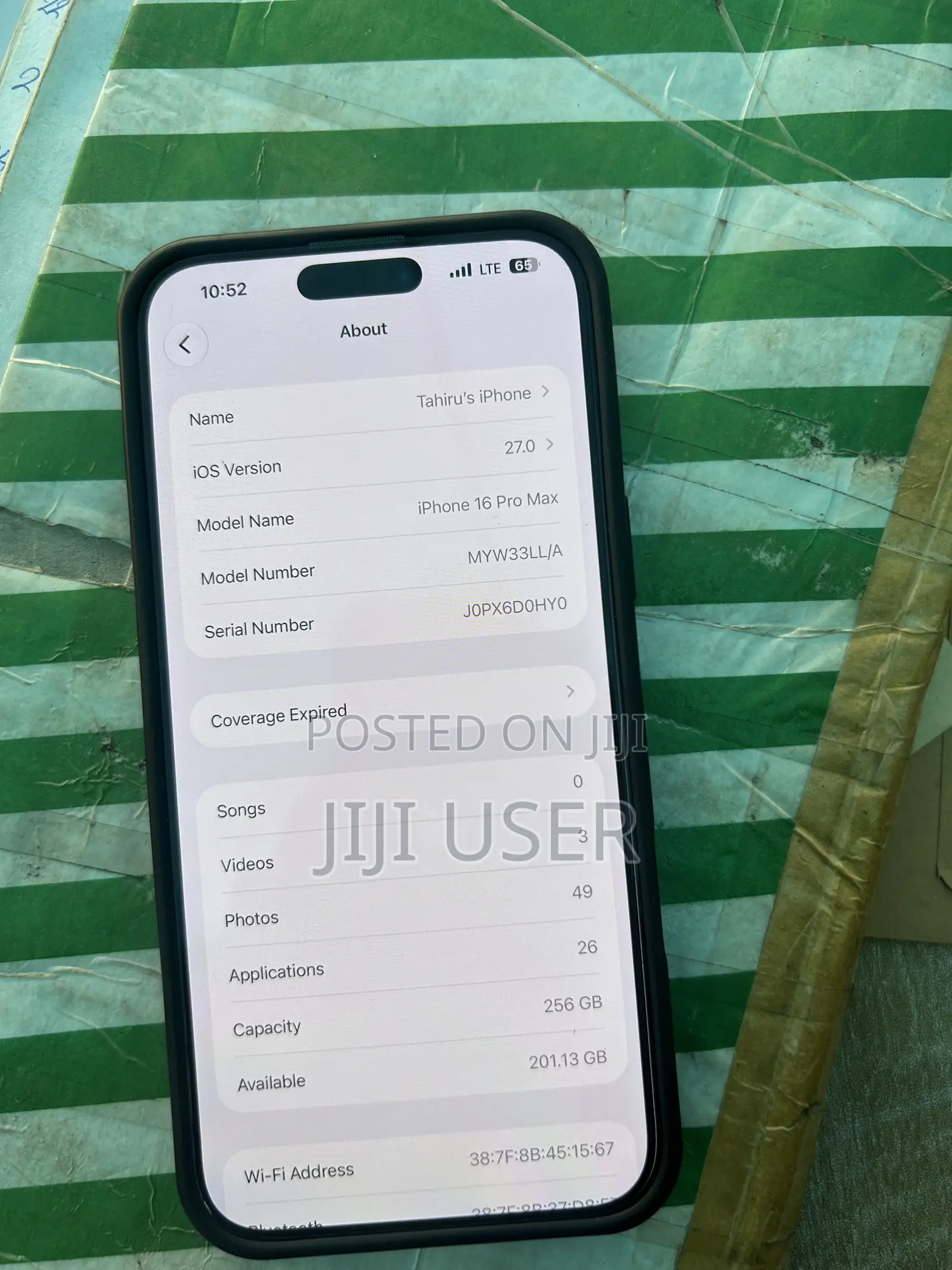 Apple iPhone 16 Pro Max 256 GB Black