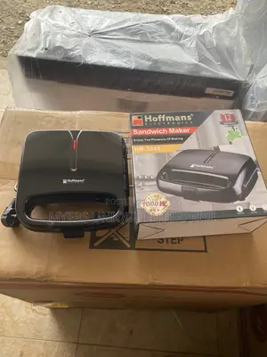 Hoffmans Electric Sandwich Maker 1000W - 2 Slice