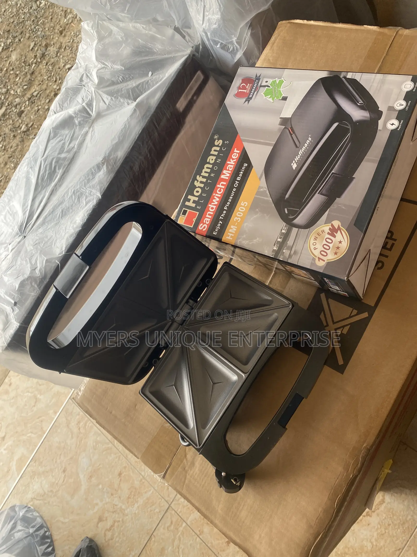Brand New Hoffmans Sandwich Toaster - Non Stick Plates