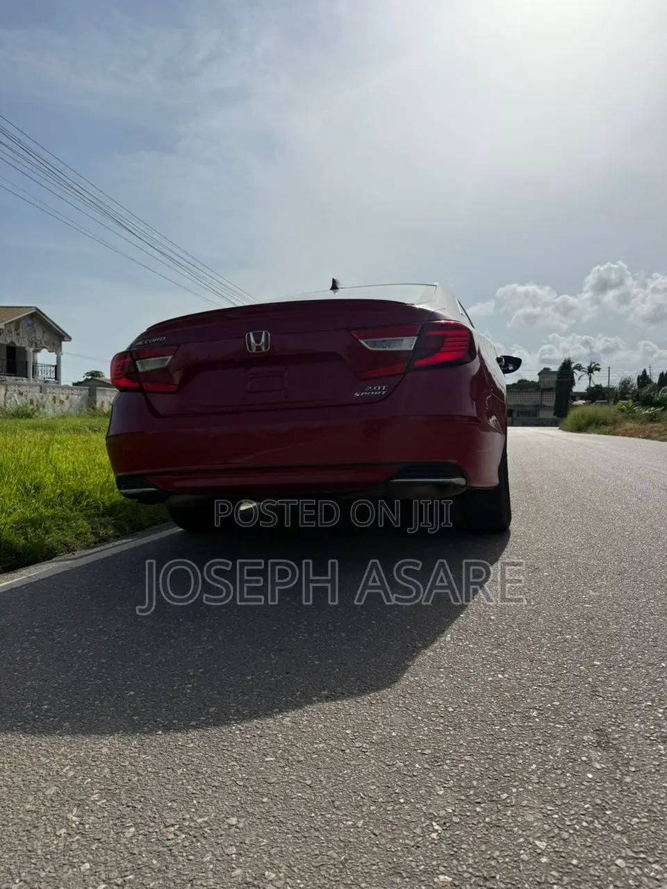Honda Accord Sport (2.0L 4cyl Turbo 10A) 2019 Red