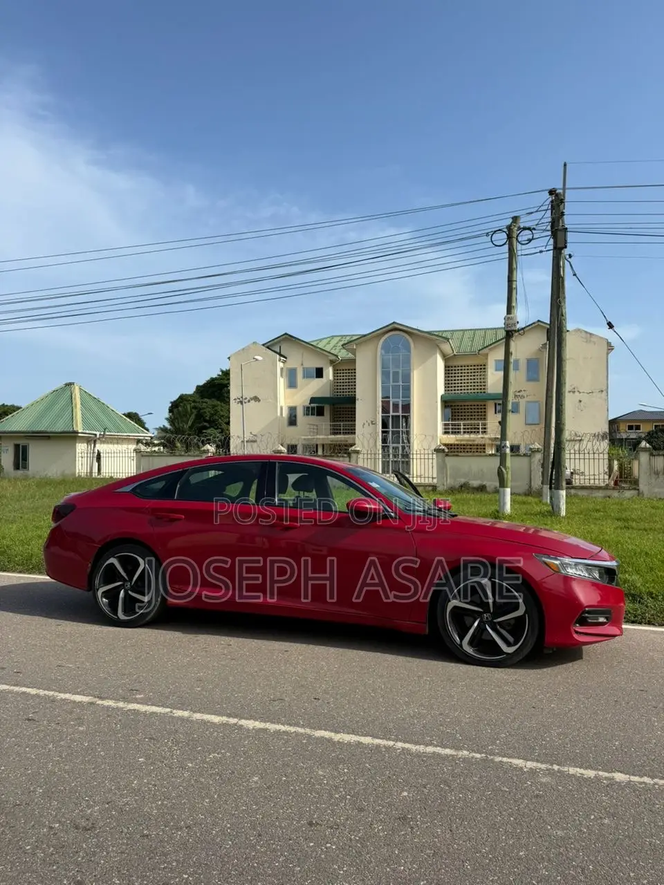 Honda Accord Sport (2.0L 4cyl Turbo 10A) 2019 Red