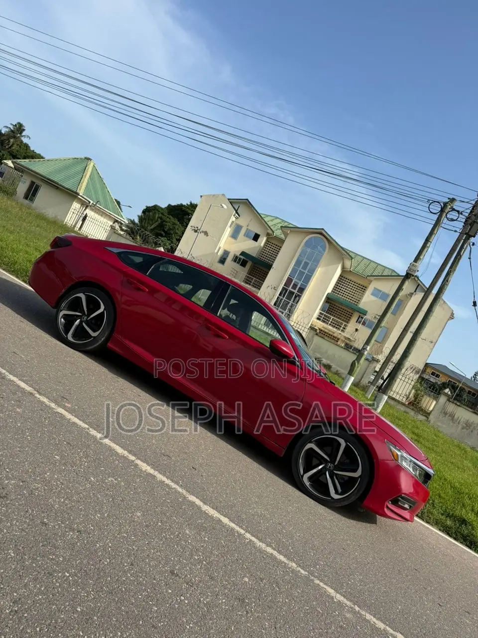 Honda Accord Sport (2.0L 4cyl Turbo 10A) 2019 Red