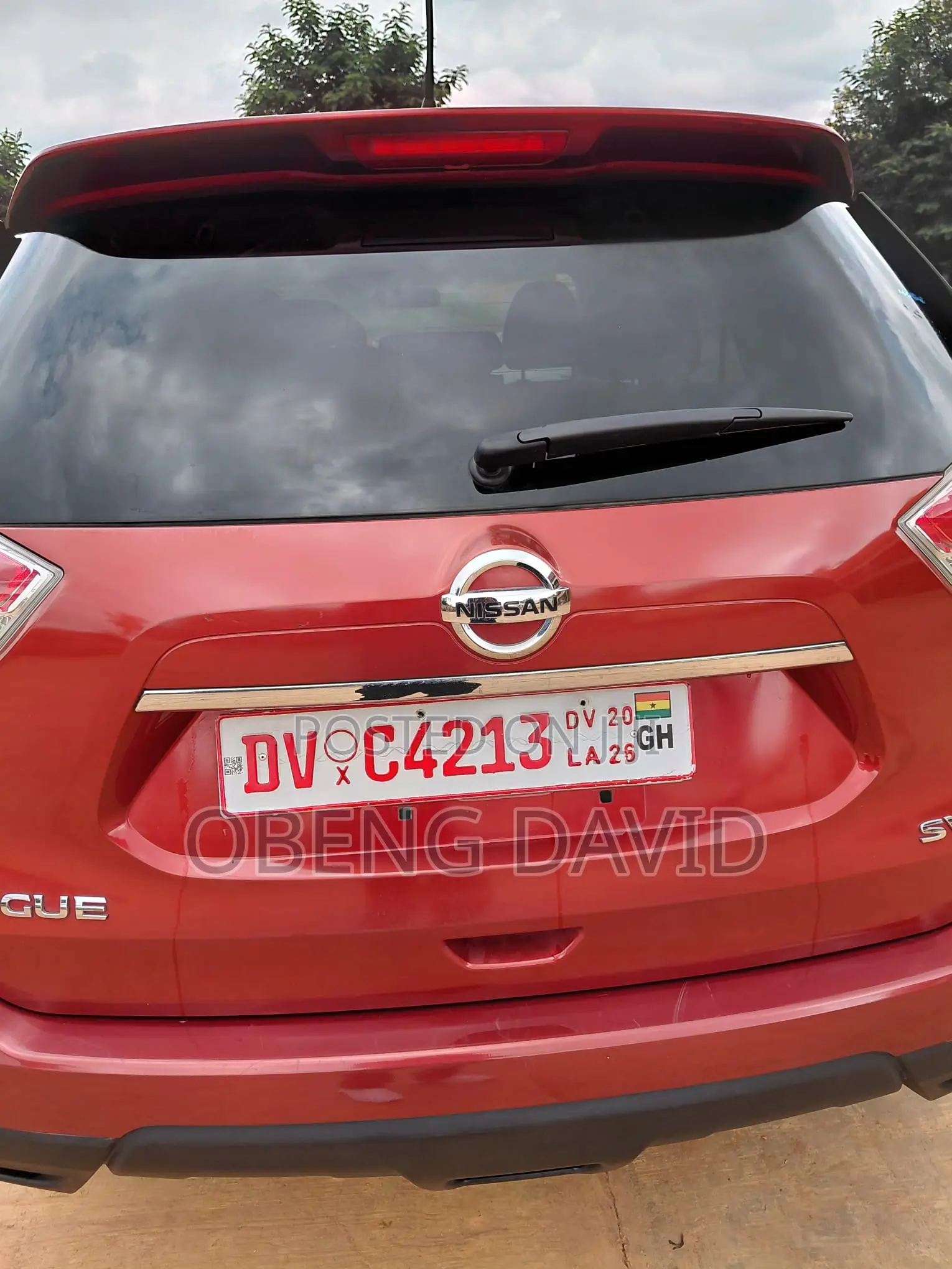 Nissan Rogue SV AWD 2016 Red