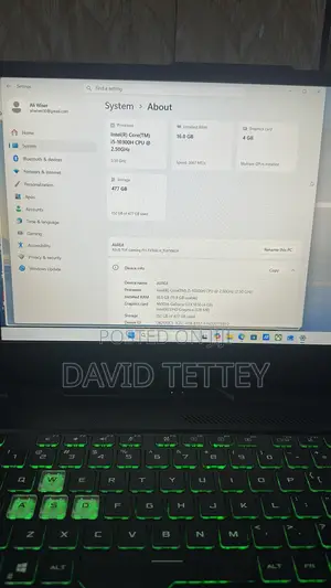Laptop Asus TUF Gaming FX504 16GB Intel Core i5 SSD 500GB