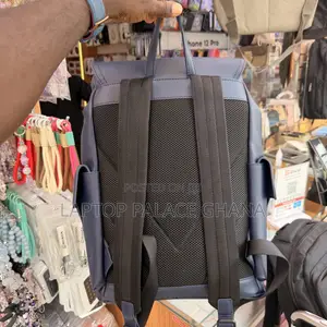 Sunsilk NavyBlue Leather Backpack