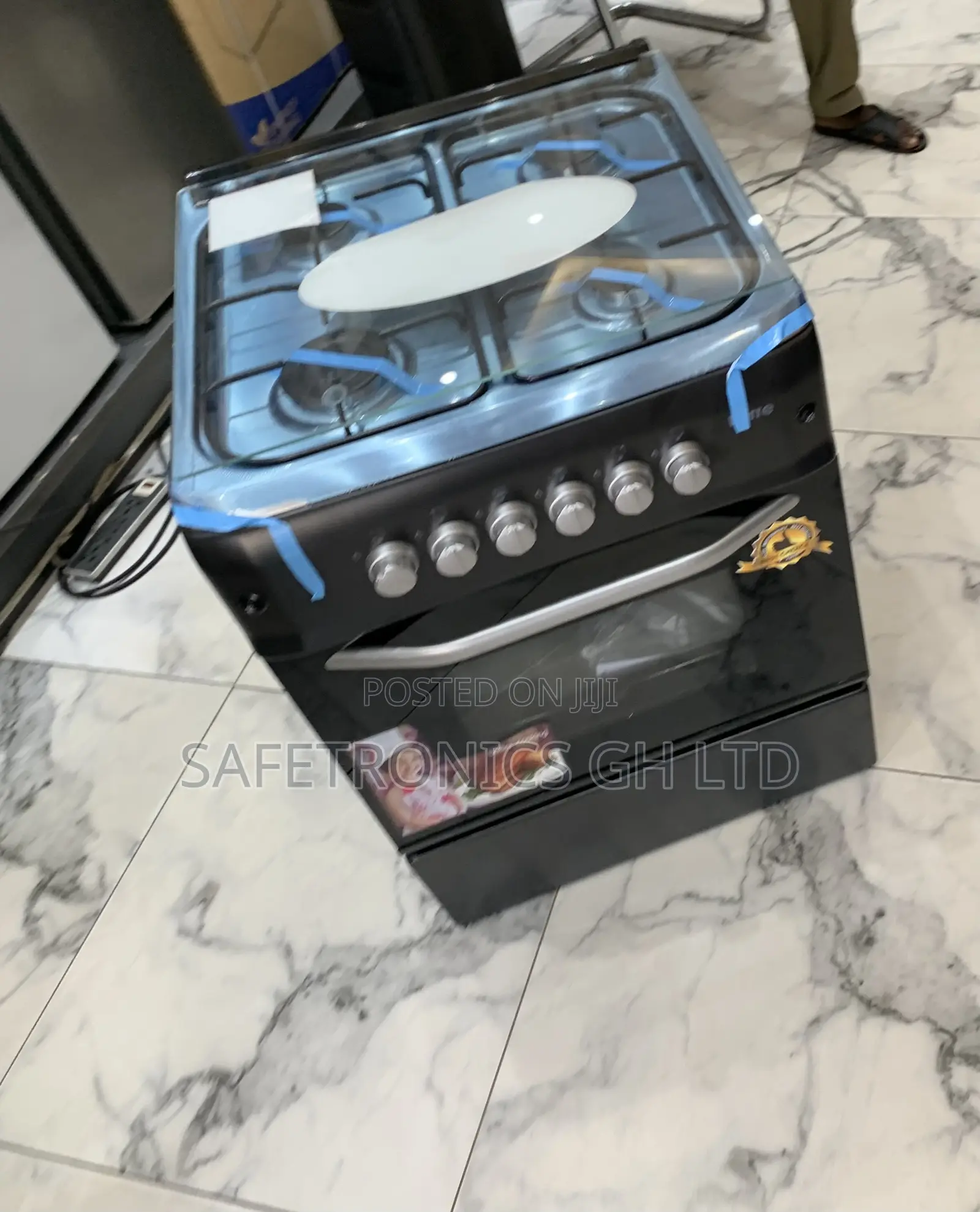 Exclusive New Ferre 60x60cm 4-Burner Freestanding Gas Cooker With Oven