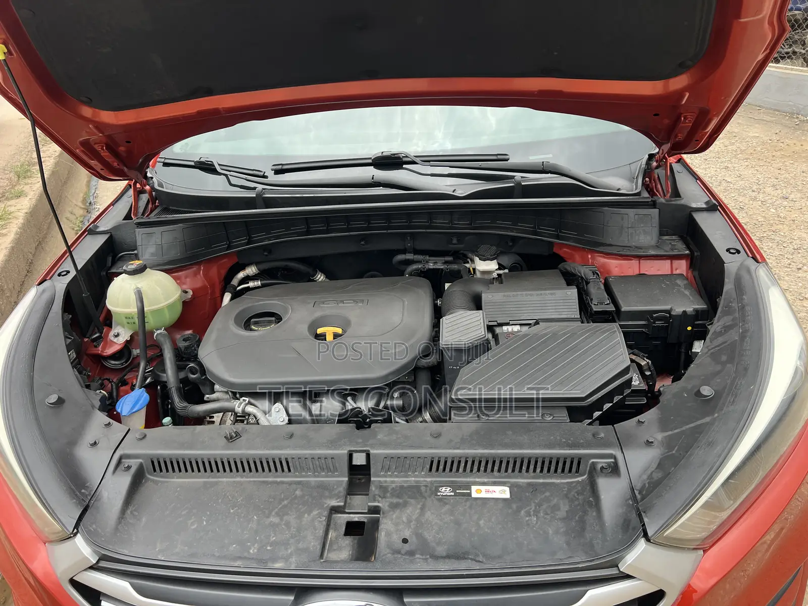Hyundai Tucson 2017 Orange