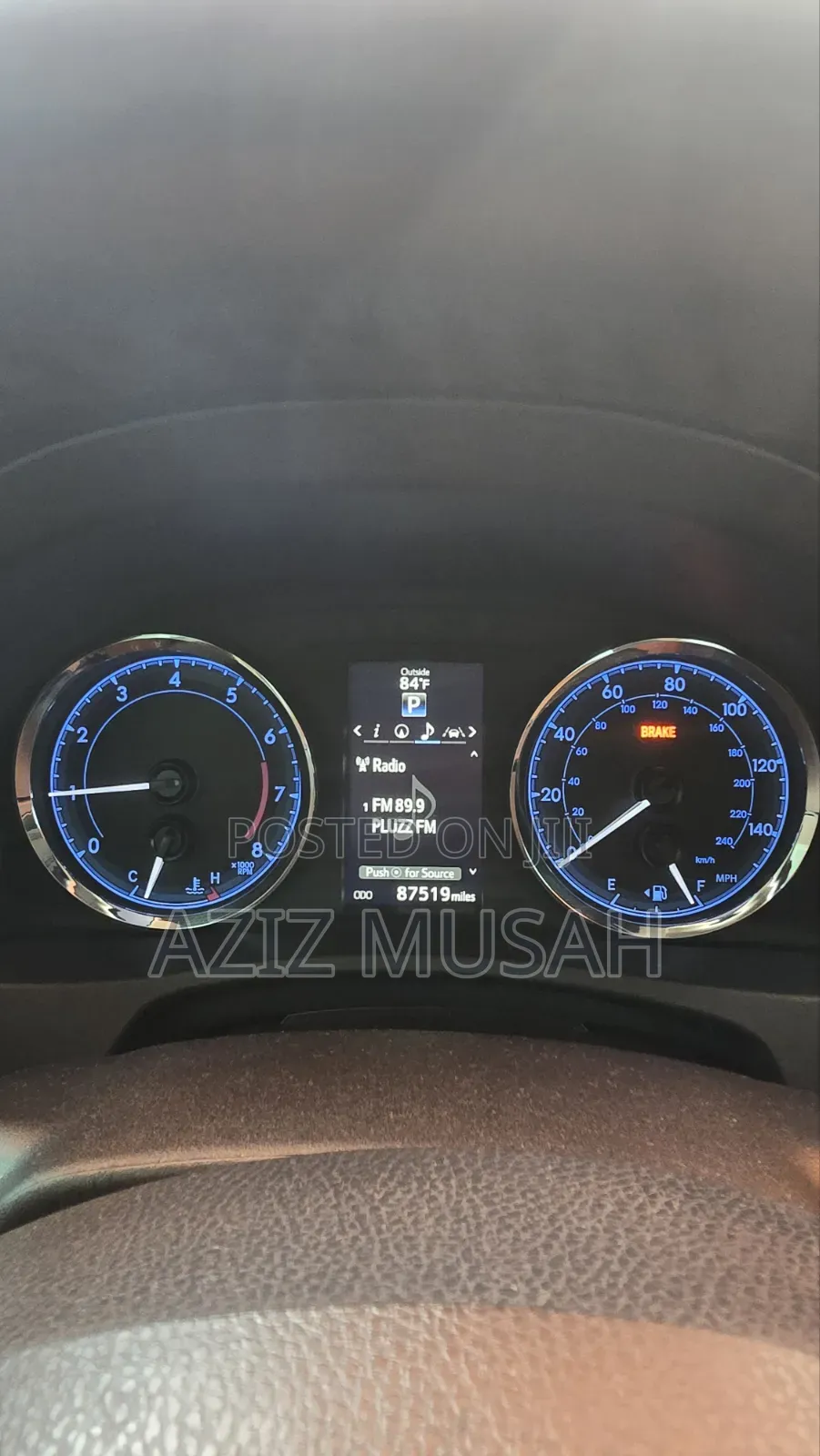 Toyota Corolla XSE 4dr Sedan (1.8L 4cyl CVT) 2017 Gray