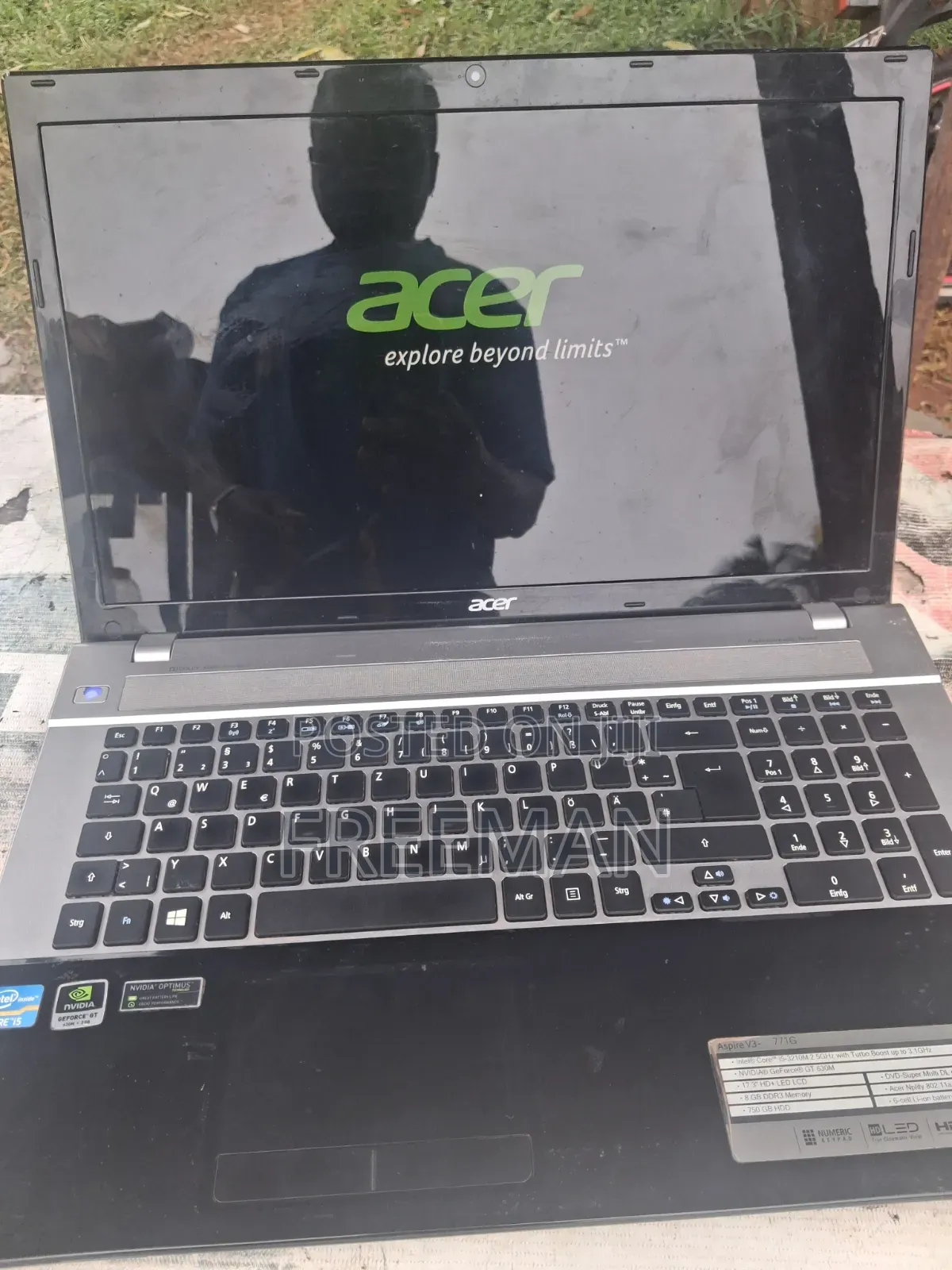 Laptop Acer Aspire 3 8GB Nvidia SSD 256GB