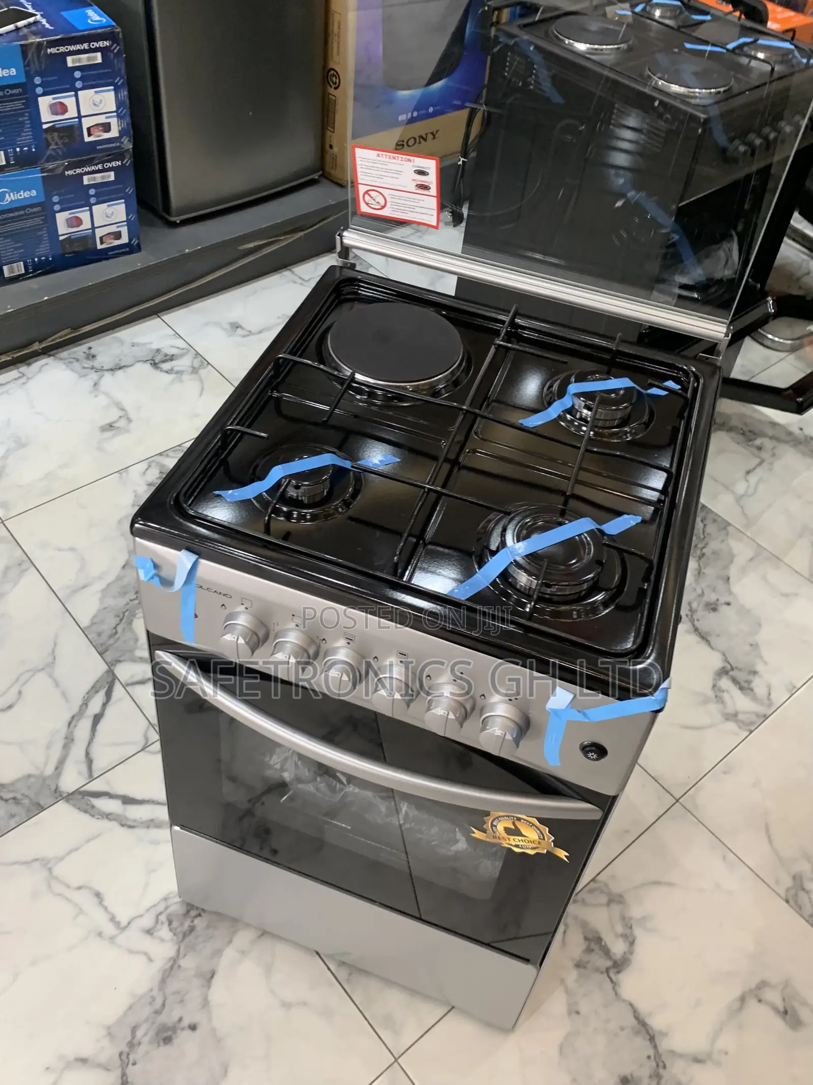 Kindly Order Volcano Electric and Gas Stove Burner(3×1) Stove