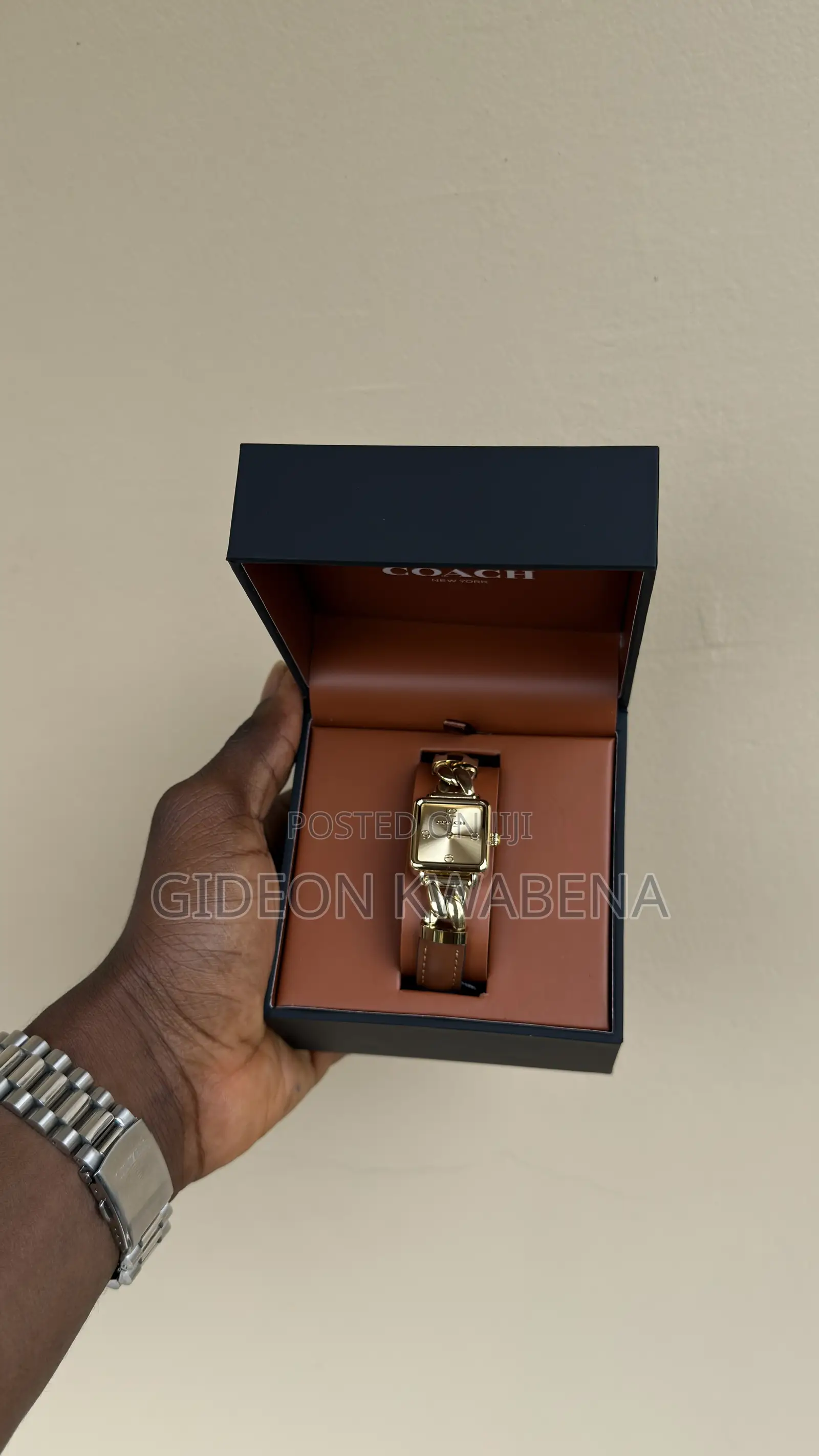 Coach Women’s Cass Gold Tone Watch