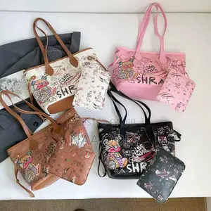 Black Graffiti Vibes 2-in-1 Bag Set