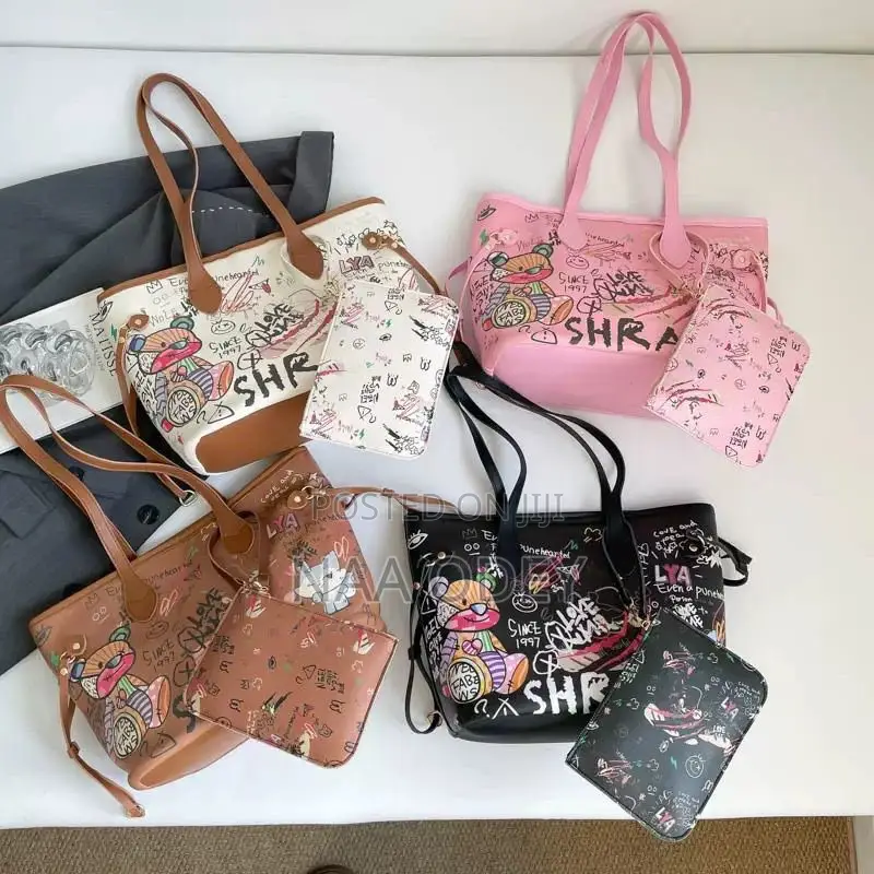 Black Graffiti Vibes 2-in-1 Bag Set