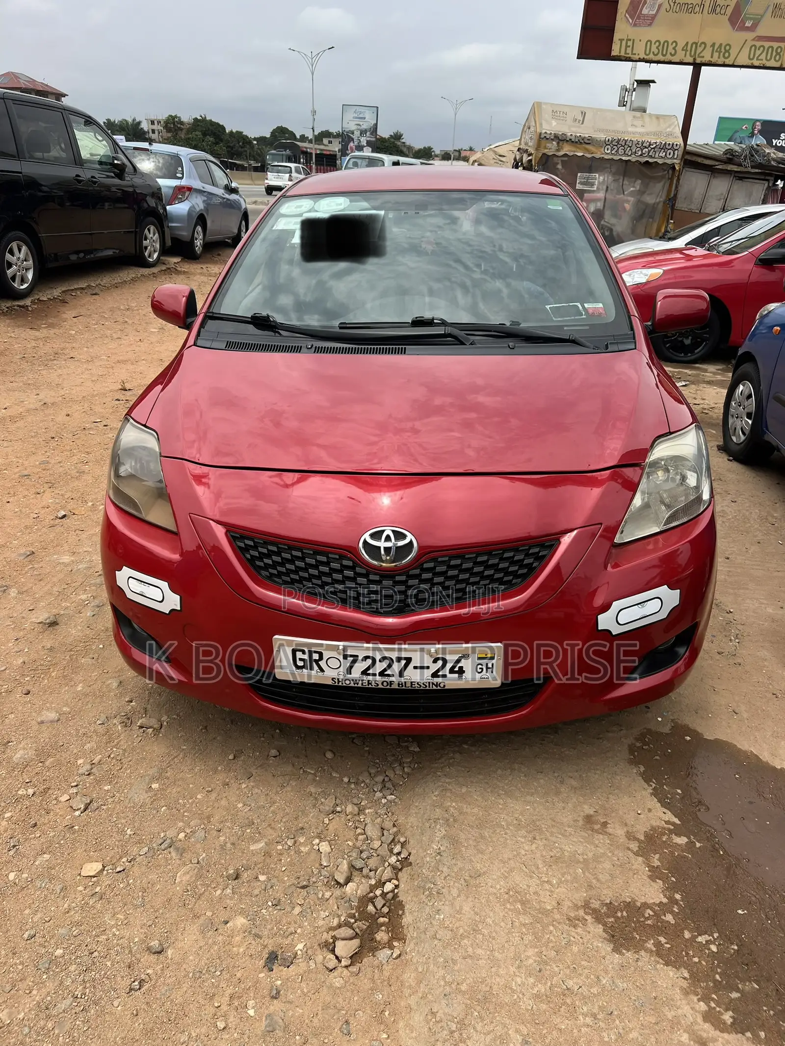 Toyota Yaris 2010 Red