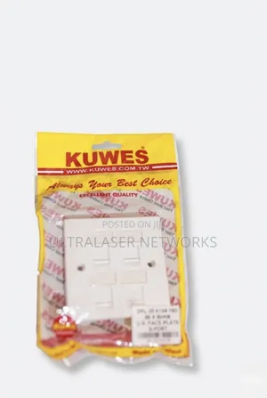 Kuwes Cat.6 UTP 4 in 1 Faceplate
