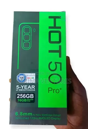 New Infinix Hot 50 Pro+ 4G 256 GB Black
