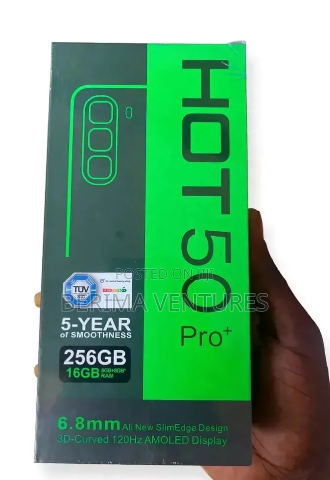 New Infinix Hot 50 Pro+ 4G 256 GB Black