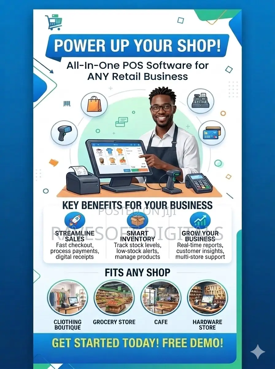 POS Software Setup for Any Shop- Training Included