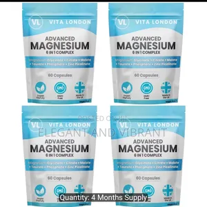 Magnesium Complex 6 in 1, Glycinate, Taurate, Malate, Zinc Pliconate