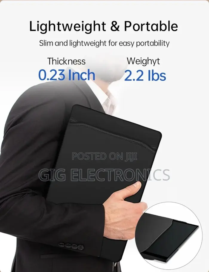 V2com Portable Monitor Touchscreen 15.6