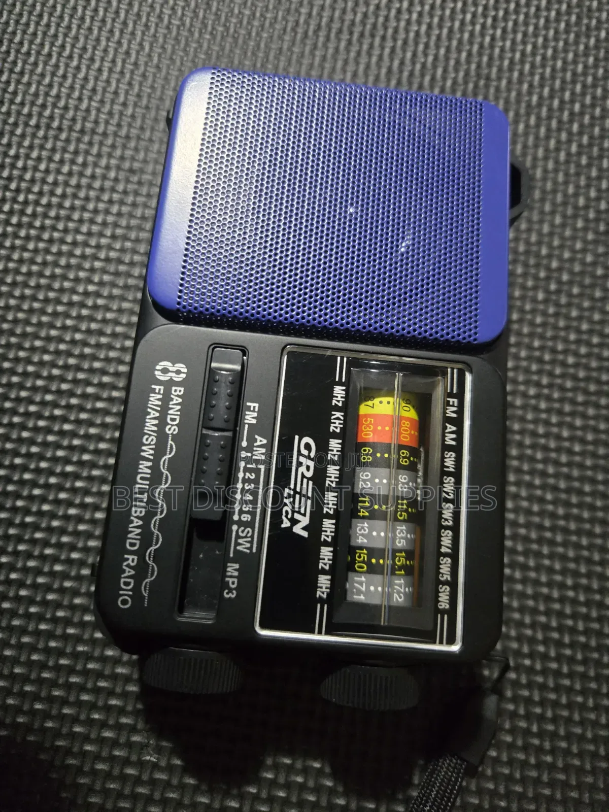 Original Rechargeable Portable FM/AM SW (1-6) 8 Band Radio