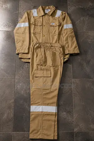 Safety Heavy REFLECTIVE Workwear Overall Top and DOWN UNIFORM COVERALL