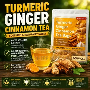 Premium Tumeric Ginger Cinnamon Tea Bags