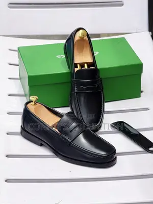 GB Coffee Leather Penny Loafers