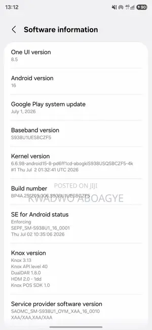 Samsung Galaxy S25 Ultra 512 GB Black