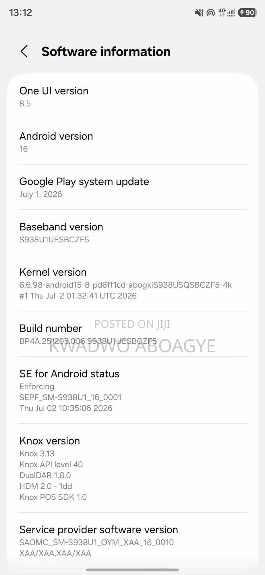 Samsung Galaxy S25 Ultra 512 GB Black